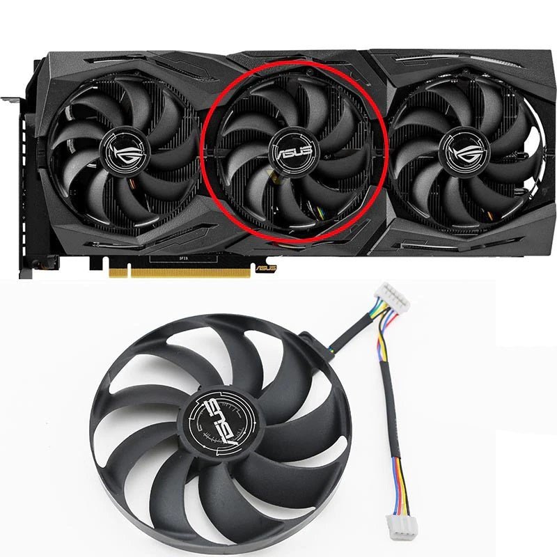 Excel Athletic Intuition ASUS ROG STRIX RTX 2060, 2070, 2080, 2080Ti GPU Fan Replacement