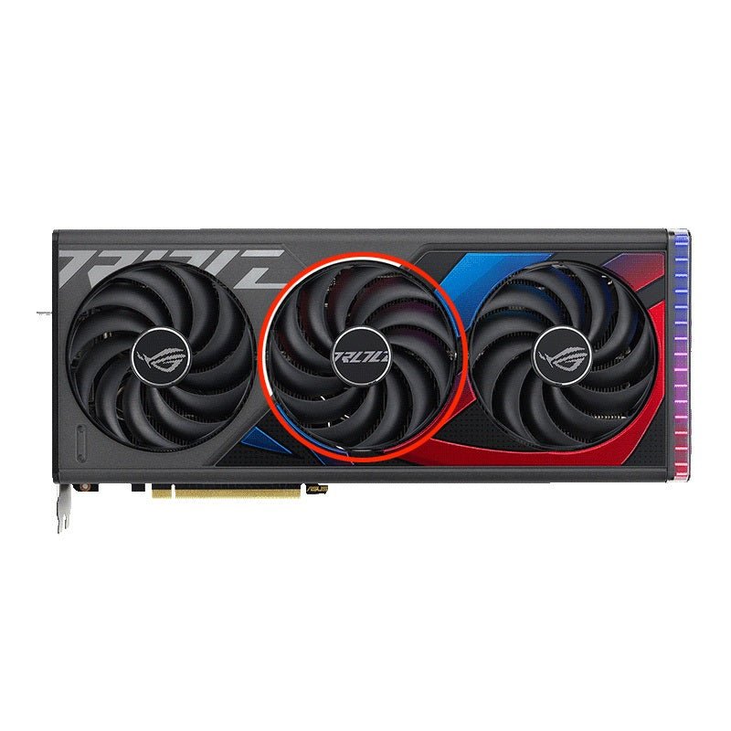 ASUS ROG STRIX RTX 4070, 4070TI 12G GAMING GDDR6X OC Fan Replacement