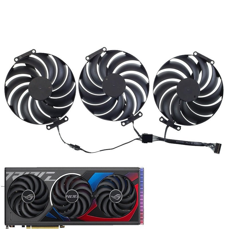 ASUS ROG STRIX RTX 4070, 4070TI 12G GAMING GDDR6X OC Fan Replacement