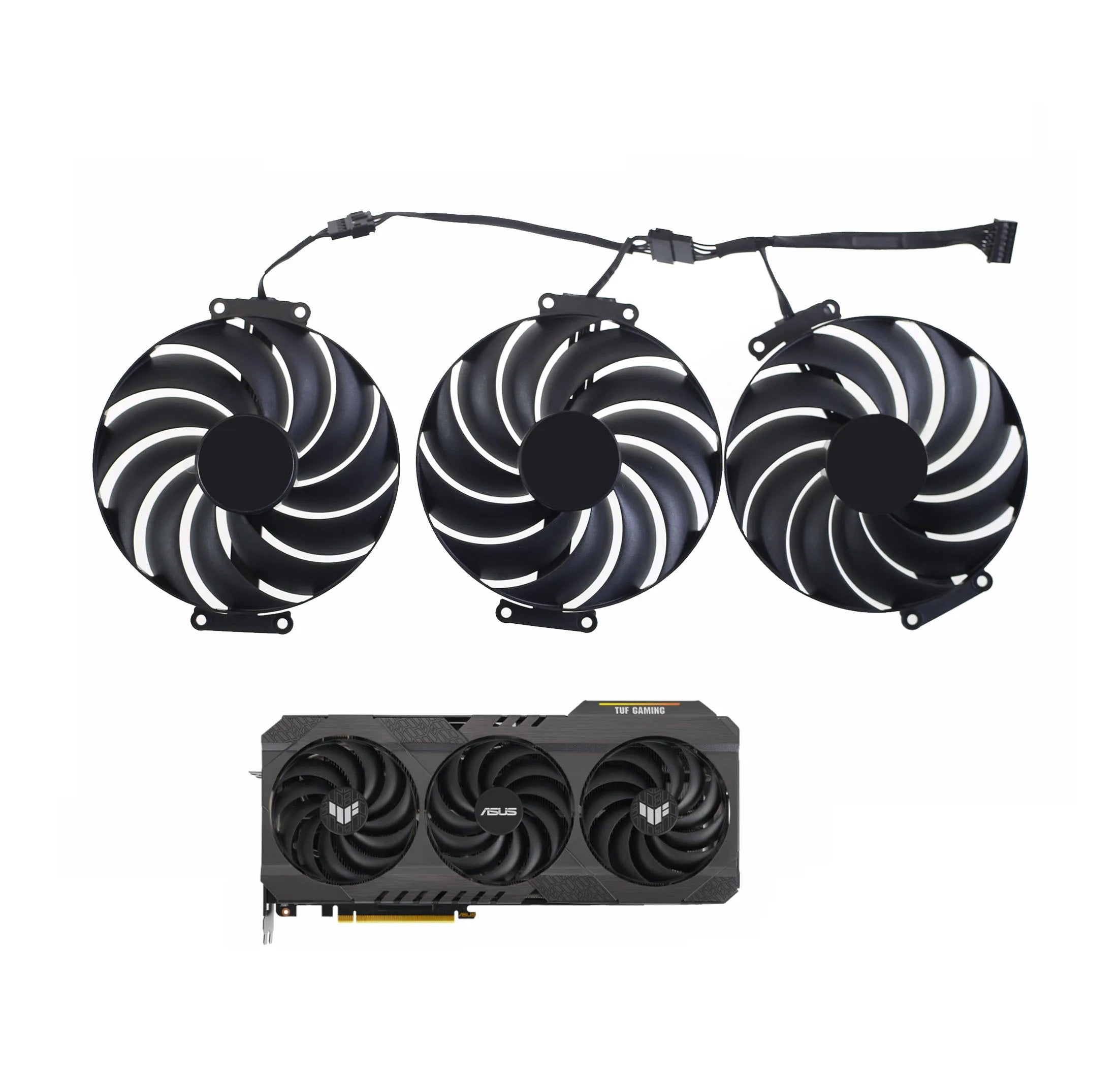 ASUS TUF Gaming Radeon RX 7700 XT, 7800 XT, 7900 OC GPU Fan