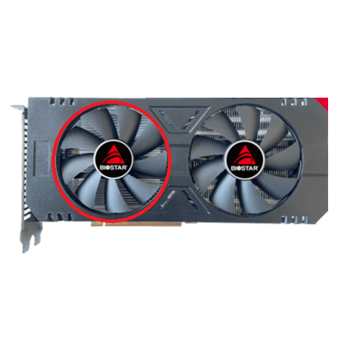 BIOSTAR AMD Radeon RX 5700XT Extreme Gaming Fan Replacement