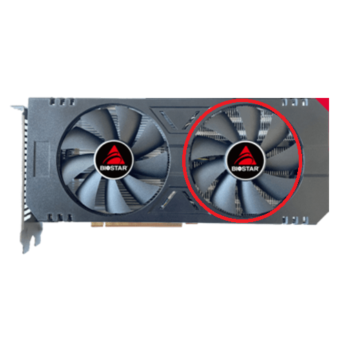 BIOSTAR AMD Radeon RX 5700XT Extreme Gaming Fan Replacement