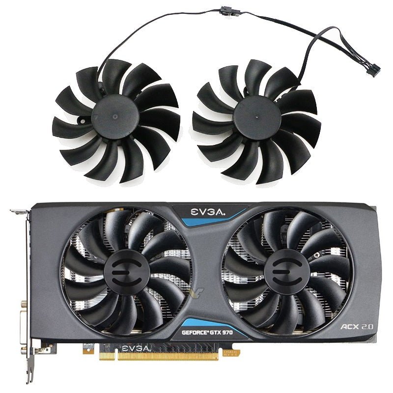 EVGA GTX 950, 960, 970, 980, 980 Ti ACX 2.0 Fan Replacement