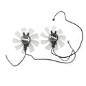 Ventilateur De Refroidissement De Remplacement Pour Carte Graphique GALAX RTX2060 Super/RTX2070 - Dimensions 280x110 Mm - Alimentation 12V - 6