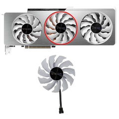 GIGABYTE GeForce RTX 3070Ti, 3080, 3080Ti, 3090 Vision White GPU Fan Replacement