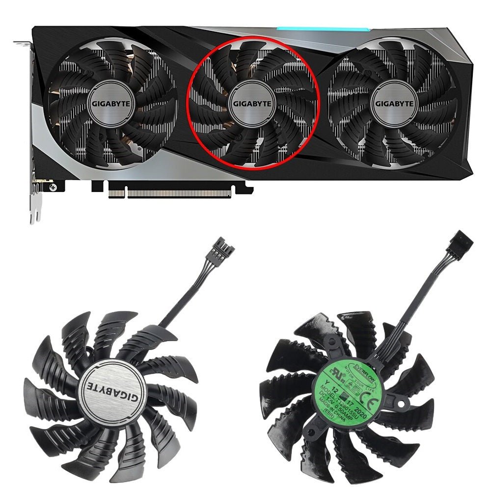 Gigabyte RTX 3070 GAMING GV-N3070GAMING OC-8GD GPU Fan Replacement