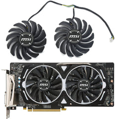 MSI ARMOR RX470/480, RX570/580 Fan Replacement