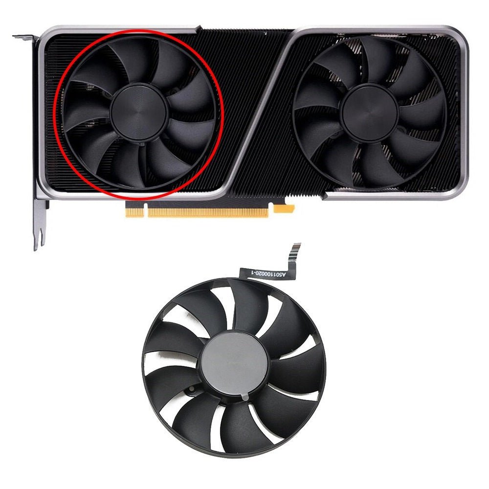 NVIDIA GeForce RTX 3060Ti, 3070 Founders Edition FE GPU Fan Replacement