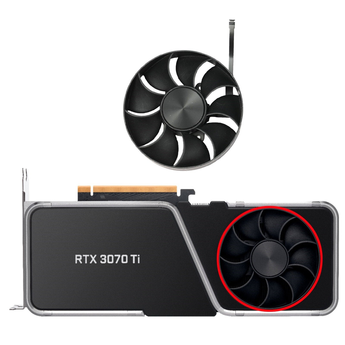 NVIDIA GeForce RTX 3070Ti, 3080 GPU Fan Replacement