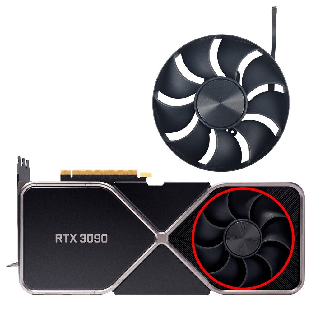 NVIDIA GeForce RTX 3090, 3090 Ti Founders Edition GPU Fan Replacement