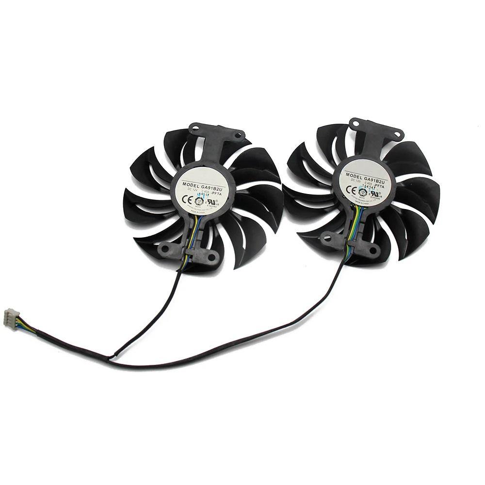 Powercolor Two Fans PowerColor RX 470, 480, 580 Fan Replacement