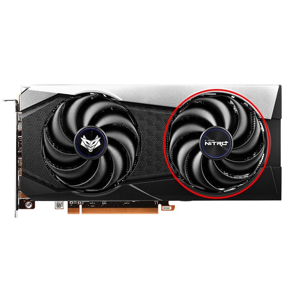 Sapphire Nitro+ AMD Radeon RX 6600 XT Fan Replacement