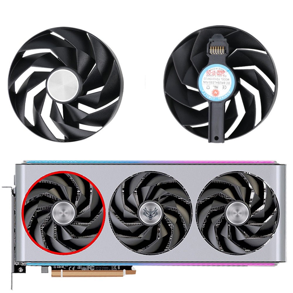 Sapphire NITRO+ AMD Radeon RX 7900 XTX Vapor-X 24GB GPU Fan Replacement