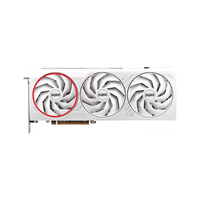 Sapphire PURE Radeon RX 7700, 7800 XT GPU Fan Replacement