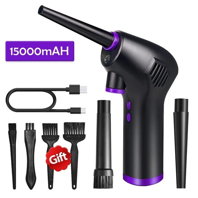 USB Rechargeable Air Duster - Cordless & Portable Cleaner for Computers and Laptops