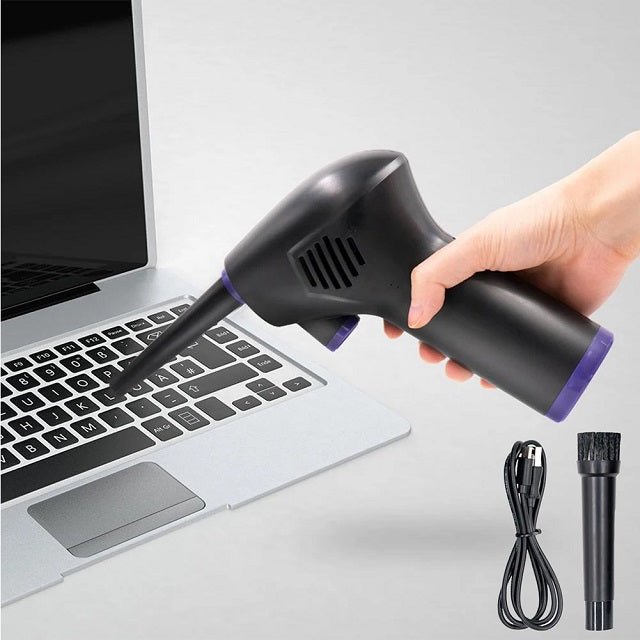 USB Rechargeable Air Duster - Cordless & Portable Cleaner for Computers and Laptops