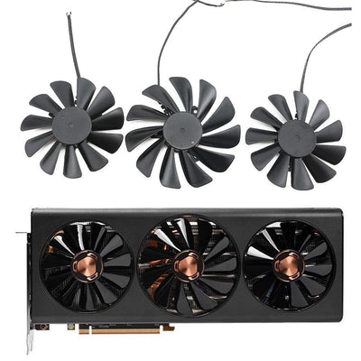 For XFX RX6800 6800XT 6900XT Repair Part Replacement CF1015U12D CF9015U12D  Graphics Card Cooling Fan Video Card Cooler Fan - AliExpress