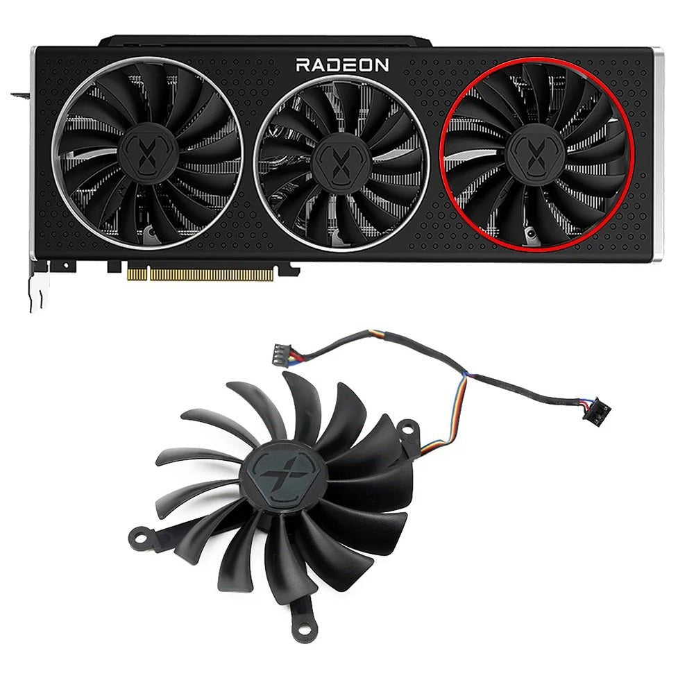 XFX Speedster MERC 319 RX 6900XT Gaming GPU Fan Replacement