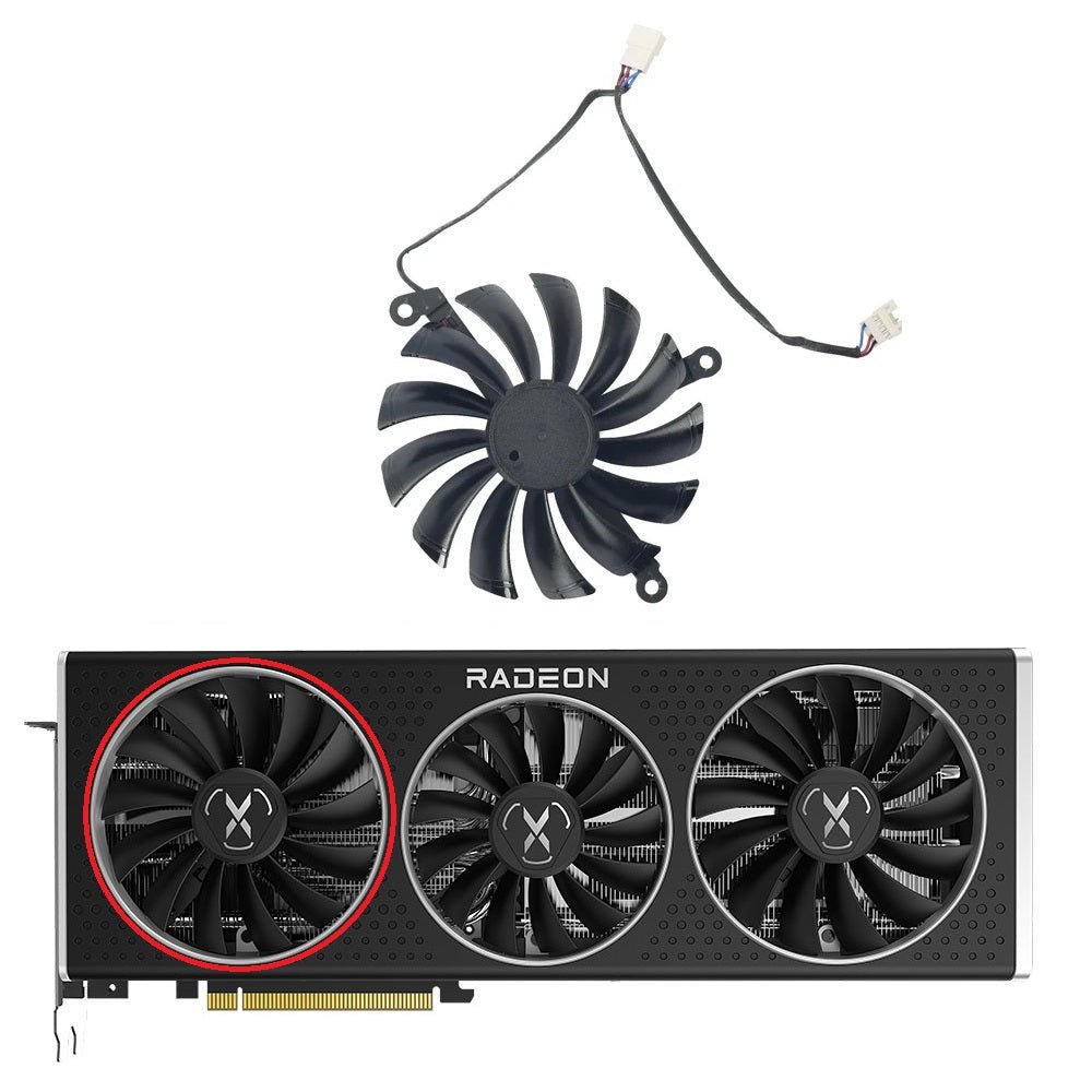 XFX Speedster QICK / MERC 319 RX 6800, 6800XT Gaming Fan Replacement