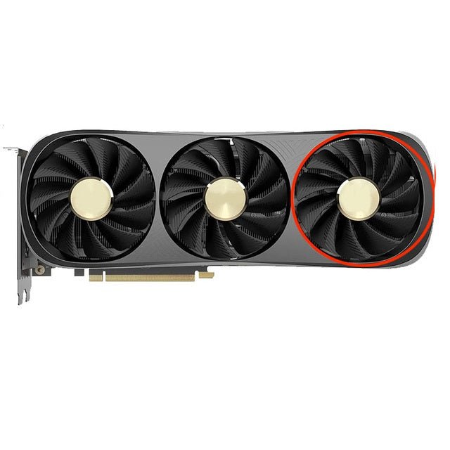 ZOTAC GAMING GeForce RTX 4070 Ti Trinity Fan Replacement