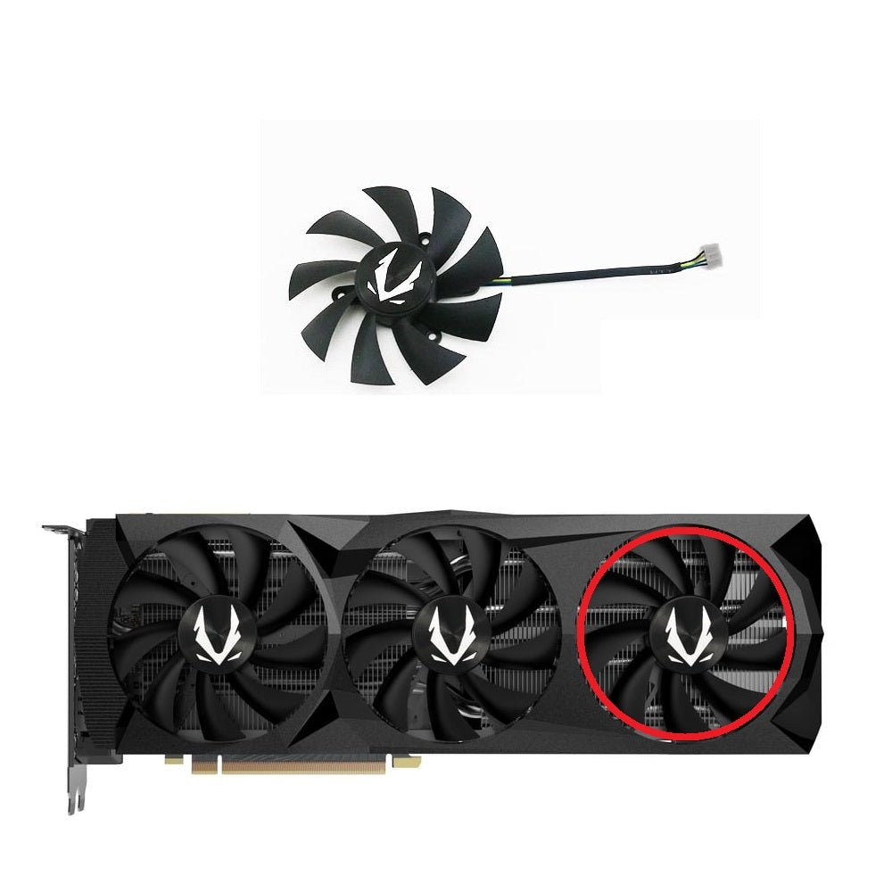 ZOTAC GeForce RTX 2060, 2070 AMP & Super AMP Extreme GPU Fan Replacement