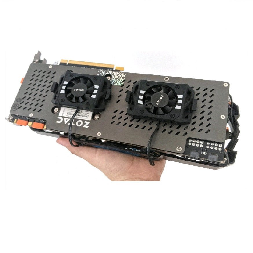 Zotac GTX 1060, 1070Ti, 1080 Plus GPU Backplate Fan Replacement